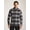 Iron Gate, variant on Men's and Big Men's Comfort Stretch Flannel Shirt, Sizes S-2XL