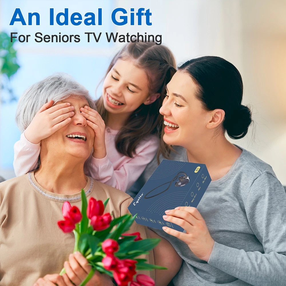 Wireless Headphones for TV Watching, Comfortable for Seniors with Bluetooth 5.3