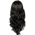 thumbnail image 4 of Fiudx Peluca Larga Ondulada de 63 Cm de Cabello Sintético Rizado con Flequillo Ajustable, Aspecto Suave y Natural, Ideal para Fiestas de Disfraces, Accesorio de Moda para Mujer, Ligero y Cómodo., 4 of 5