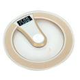 thumbnail image 1 of Digital Scale High  Scale Round Intelligent Electric Digital Weight Body LCD Display Scale High  Scale Gold, 1 of 8