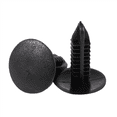 thumbnail image 3 of 5mm x 5mm Trou Dia Rivets en Plastique Noir Fixation Clips de Poussée 192 Pièces, 3 of 7