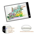 thumbnail image 4 of Sunjoy Tech 1 Set LED Copy Board Dimmable Multipurpose Ultra-thin Easy Carrying Plug-and-Play Create Paintings A4 LED Tracing Light Pad Drawing Board with Scale for Home, 4 of 8