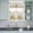 beige, variant on 3 Piece Kitchen Curtains and Valances Set White Daisy Cafe Curtains 36 Inch Length Spring Floral Elegant Pastoral Bees Watercolor Valance & Tier Curtain for Living Room Bedroom 54"x18" 27"x36"*2