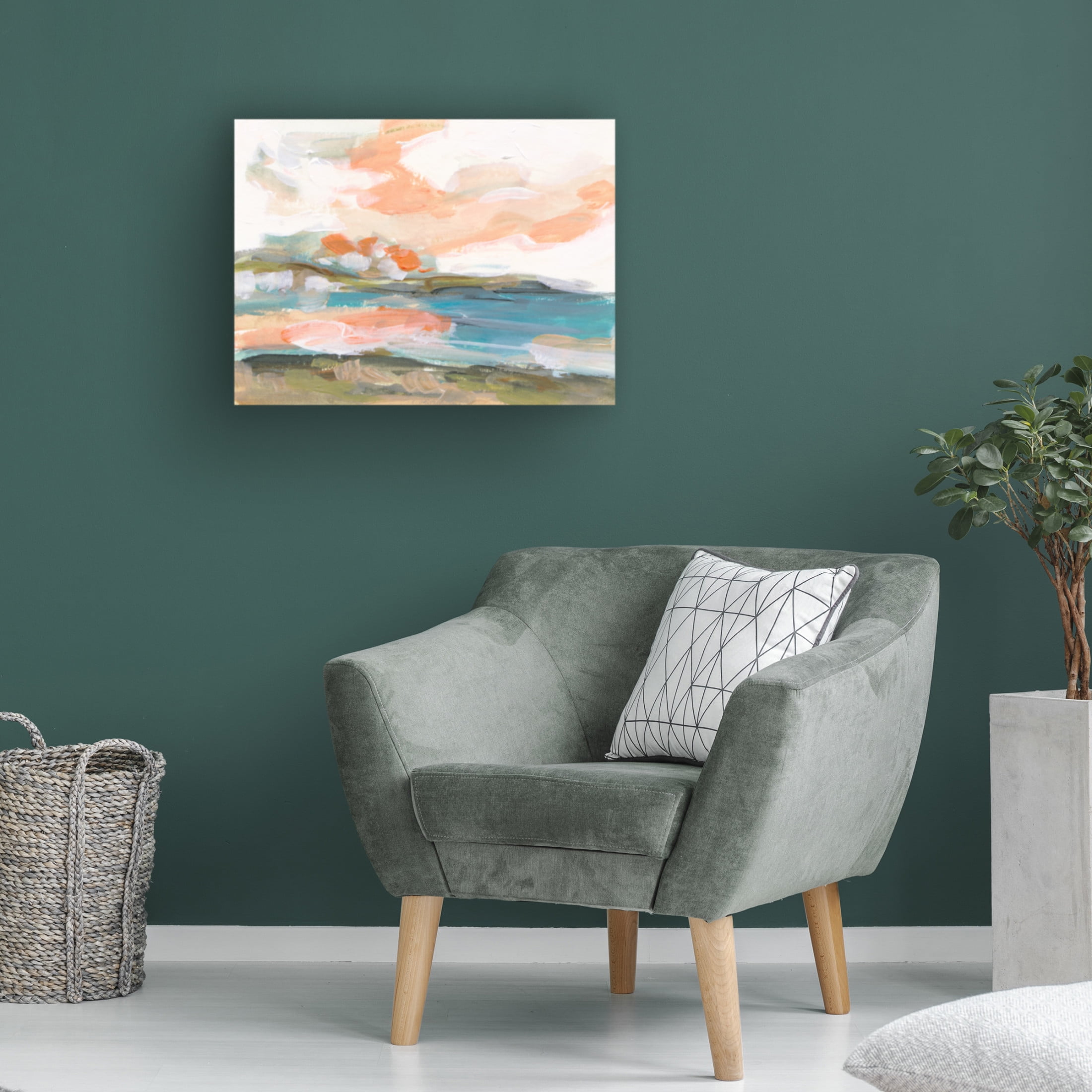 Canvas Wall Art - Melissa Wang 'Dawn Breaking IV' Wall Art for Living Room, Bedroom, or Office Décor by Trademark Fine Art - 19 x 14 Inches