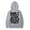 Grey, variant on Coerni Girl’s Letter Graphic Hoodie Fleece Pullover Teen Y2K Oversized Aesthetic Sweatshirts Drop Shoulder Fall Tops Hoodies