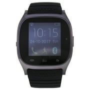 EK-C1 Montre Connectee Black Silicone Strap Smart Watch by Eclock for Unisex - 1 Pc Watch