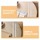 thumbnail image 4 of Strips de ropa de colgilla de plástico de 50 piezas de plástico Tiendas de ropa Space Spacing Pantalones de colgilla Organizadores de almacenamiento de ropa de armario Strips de visualización, 4 of 7