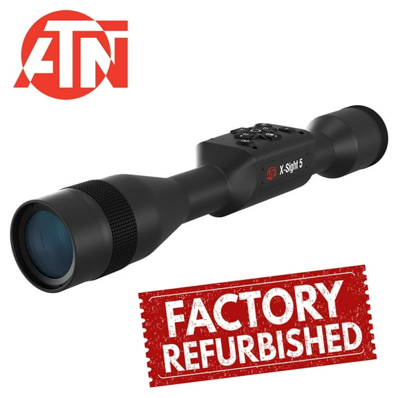 Restored Premium ATN X-Sight 5, 3-15x, UHD Smart Day/Night Hunting Scope (Refurbished)