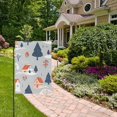 thumbnail image 2 of Yayeee Garden Flag 28" x 40" Double Sided Outdoor Yard Lawn Holiday Decorations, Gray Cartoon Houses, 2 of 6