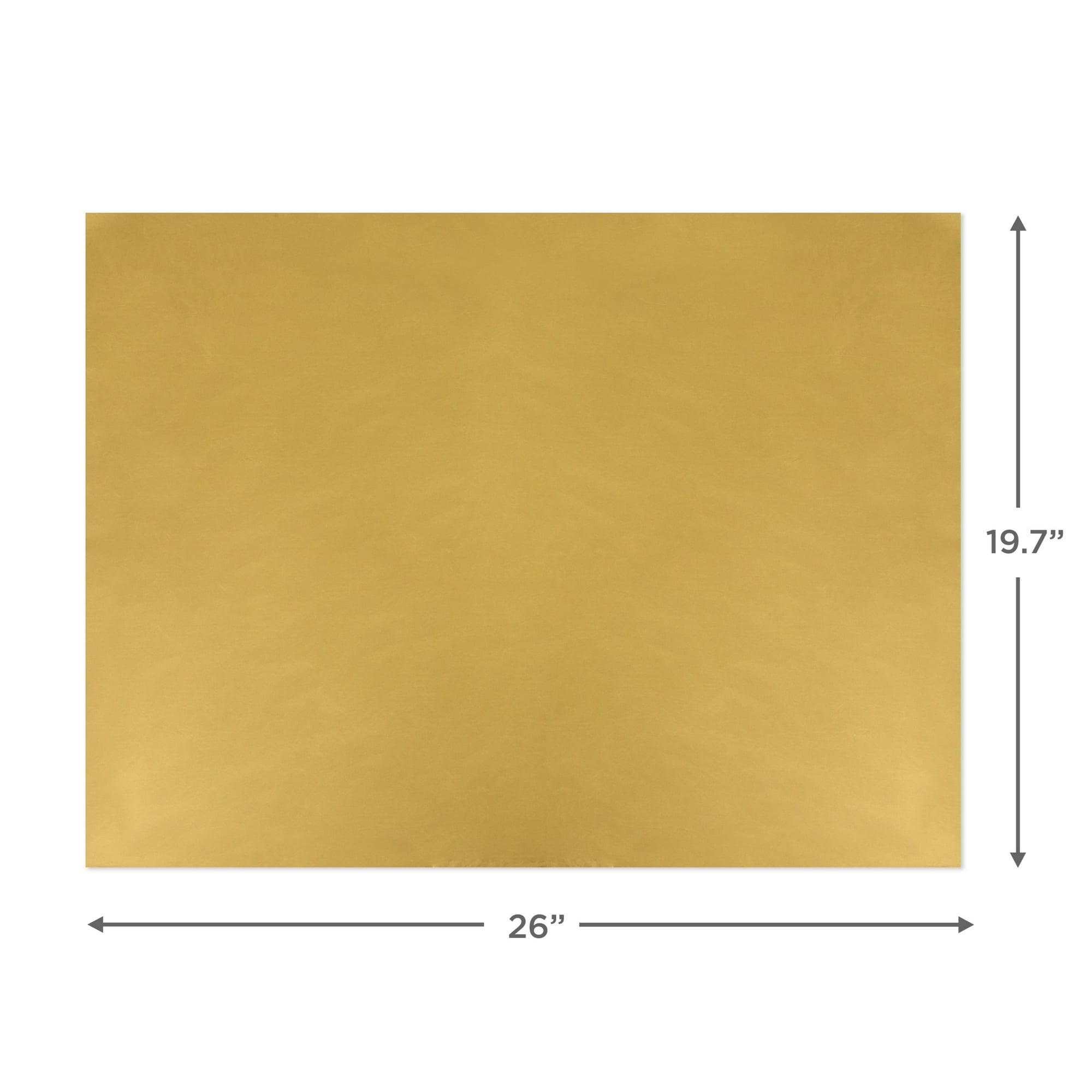 Hallmark Tissue Paper (Gold), 5 sheets