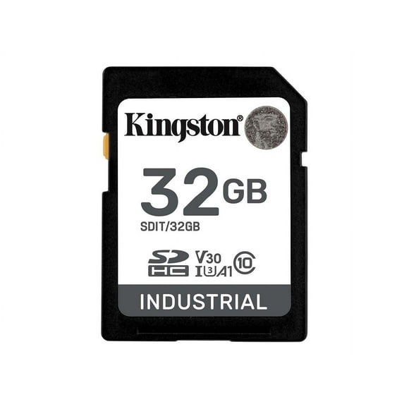 Kingston Industrial - Carte Mémoire Flash - 32 Go - A1 / Classe Vidéo V30 / UHS-I U3 / Classe 10 - microSDHC UHS-I