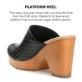 thumbnail image 3 of Journee Collection Womens Kelsy Mules Mid Block Heel Round Toe Pumps, 3 of 6