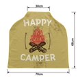 thumbnail image 2 of PKQWTM Happy Camper Campfire Nursing Cover Baby Breastfeeding Infant Feeding Cover Baby Car Seat Cover, 2 of 2