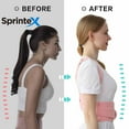 thumbnail image 6 of Sprintex Back Brace Posture Corrector for Women and Men, Shoulder Straightener Adjustable Back Support Upper and Lower Back Pain Relief - Scoliosis Hunchback Hump Thoracic Spine Corrector, 6 of 8