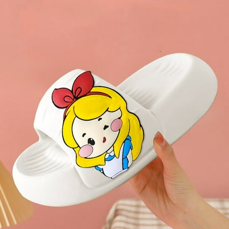 

CoCopeaunt Thick Sole Super Soft Women Slippers Cute Carrot Bunny Sticker Slides Bathroom Beach Indoor Sandals 2022 Summer Couple Men Shoes