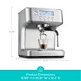 thumbnail image 3 of Máquina de café espresso CASABREWS Ultra con pantalla LCD y vaporizador, 3 of 8
