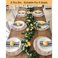 thumbnail image 4 of 15 Inch Round Placemats Set of 6, Happy Easter Non Slip Heat Insulation PP Table Mats, Gnomes Rabbit Flowers Eggs Brown Wood Grain Washable Place Mats for Kitchen Dining Party Table Decor, 4 of 7
