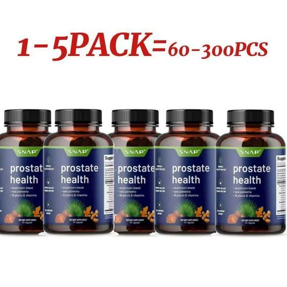 3PACKS Snap Supplements Prostate Health Urinary, Bladder & Immune System Health-60-300X