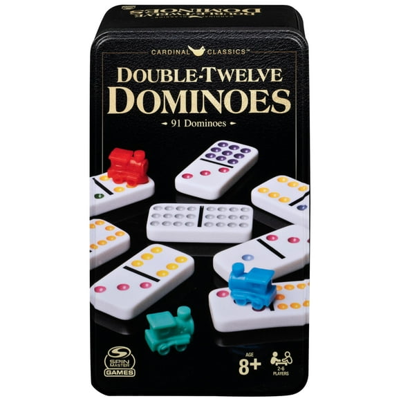 Set de dominó Spin Master Games Cardinal Classics Double 12