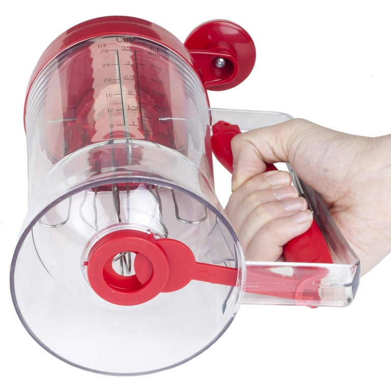 Pancake Batter Dispenser, Hand Crank Batter Dispenser With