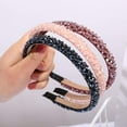 thumbnail image 4 of HSHDLDF Bandeau Mode Étincelant 4 Rangées Cristal Strass (Violet), 4 of 7