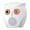 White, variant on 1080P WiFi Indoor Security Camera 120 ° Wide Angle Two Way Audio Motion Detection Owl Shaped Home Surveillance Camera APP Control