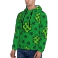 thumbnail image 3 of Goofa St Patrick's Day5 for Men's Hooded Sweatshirt - Lightweight Pullover Hoodie with Kangaroo Pocket, Perfect for Everyday Wear-Medium, 3 of 7