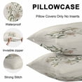 thumbnail image 5 of Lumbar Pillow Covers 20x12 Inch Set of 2, Vintage Floral Waterproof Outdoor Pillow Covers, Farmhouse Country Retro Flower Artwork Decorative Cushion Pillowcases for Couch, Sofa, Bed, Garden, Patio, 5 of 9