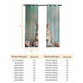 thumbnail image 6 of Easter Bunny Blackout Curtains for Bedroom, Colorful Eggs Rabbits Spring Daisy Flowers Thermal Insulated Kitchen Drapes with Grommets, Light Blocking Window Treatment, 2 Panels 42" x 63", 6 of 7