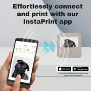 Core Innovations CTP500 Wireless Mini Portable Thermal Printer & Label Maker + Paper, Android & iOS (Gray)