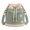 Green, variant on Denim Crochet Bucket Bag, Drawstring Crossbody Purse for Women with Adjustable Strap and Floral Embroidery.Green,1pc