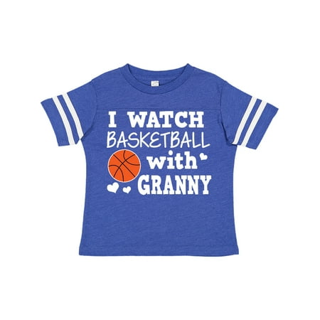 

Inktastic I Watch Basketball with Granny Gift Toddler Boy Girl T-Shirt