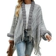 thumbnail image 5 of Vedolay Long Cardigans for Women Long Sleeve Cardigan Coats Sweaters Knit Button up Tops Gray,One Size, 5 of 5