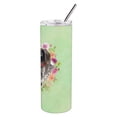 thumbnail image 3 of Carolines Treasures CK4317TBL20 German Shorthaired Pointer Green Flowers Stainless Steel 20 oz Skinny Tumbler 20 oz, 3 of 3