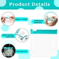 thumbnail image 2 of Pill Storage Pouch Bags (10 Pieces),Zippered Pill Pouch,Reusable Pill Baggies, Clear Plastic Pill Bags,Self Sealing Travel Medicine Pouch,Small Portable Pill Organizer Storage Pouches 2.75 x 3 inch, 2 of 7