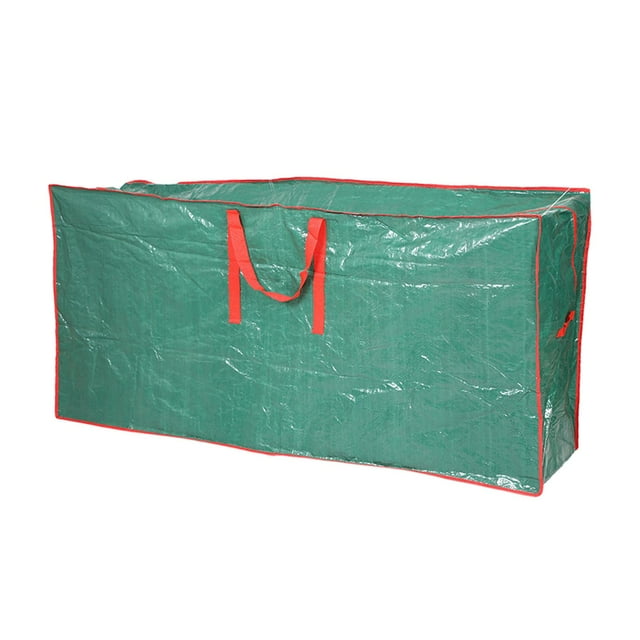 DOLITY Christmas Tree Storage Bag Organizer Heavy Duty Christmas Tree Decoration Zipper Green Large