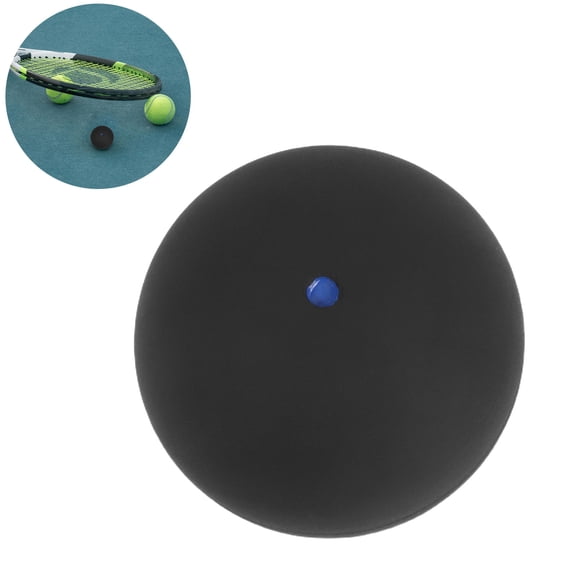 HONMEET Black Single Dot Ball Rubber Training Ball for Sports High Elastic Competition