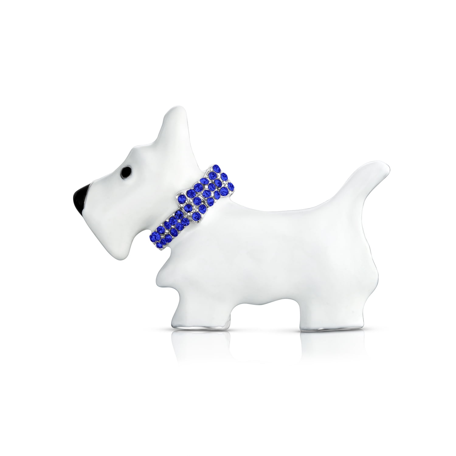 Scottie Dog Silver Plated  With Lots Of Detail Dolls House 
