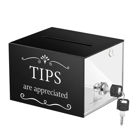 Acrylic storage box,money box,can be wall-mounted or laid flat(lockable/classic)