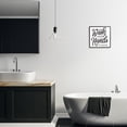thumbnail image 2 of Stupell Industries Wash Hands Please Bathroom Typography Text Sign Framed Wall Art, 17 x 30, Design by Jalynn Heerdt, 2 of 5