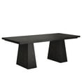 thumbnail image 3 of Fnova 63" Home Office Computer Desk, Black Modern Executive Desk, Writing Desk, Easy to Assemble, 3 of 14