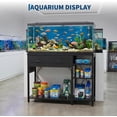 thumbnail image 3 of Strundghti 55-75 Gallon Fish Tank Stand with Power Outlet & 3-Tier Shelves – Aquarium Cabinet with Dual-Tank Bottom Shelf for Reptile Terrarium,  Black, 3 of 6