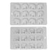 thumbnail image 4 of Bewildely Molde de silicona para pasteles, molde de 12 cavidades para cupcakes, moldes para hornear resistentes a altas temperaturas, moldes DIY para Cocina y Comedor Bewildely HA074870-00B, 4 of 6