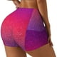 thumbnail image 1 of Fotbe Light Purple Glitter Shorts Sin Costuras – Shorts Deportivos de Cintura Alta para Mujer, Elásticos para Gimnasio, Yoga, Running o Ciclismo-Medium, 1 of 8