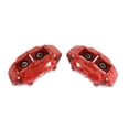 thumbnail image 6 of REKUDO RK400-13 Rear Disc Brake Calipers - Pair - Red With REKUDO Lettering, 6 of 8