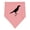 Mauve and Natural, variant on Inktastic Country Crow Caw. Silhouette Baby Bandana Bib