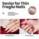 thumbnail image 5 of Set de esmaltes de uñas Beetles Red Glitter Burgundy, 6 unidades para mujer, 5 of 7