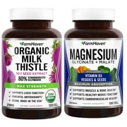 FarmHaven Magnesium Glycinate & Malate Complex w/Vitamin D3 and Milk Thistle