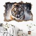 thumbnail image 2 of Adhesivo de pared 3D con cabeza de tigre, PVC, autoadhesivo, 50 x 70 cm, 2 of 2