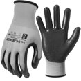 thumbnail image 1 of Guantes de trabajo de seguridad MANUSAGE ultrafinos grises talla M, 12 pares, 1 of 6